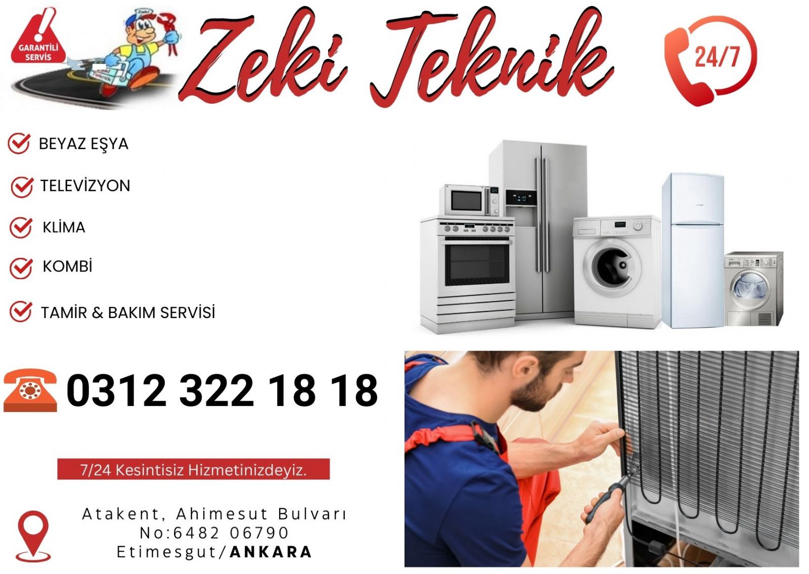 elvankent - beyaz esya - servisi